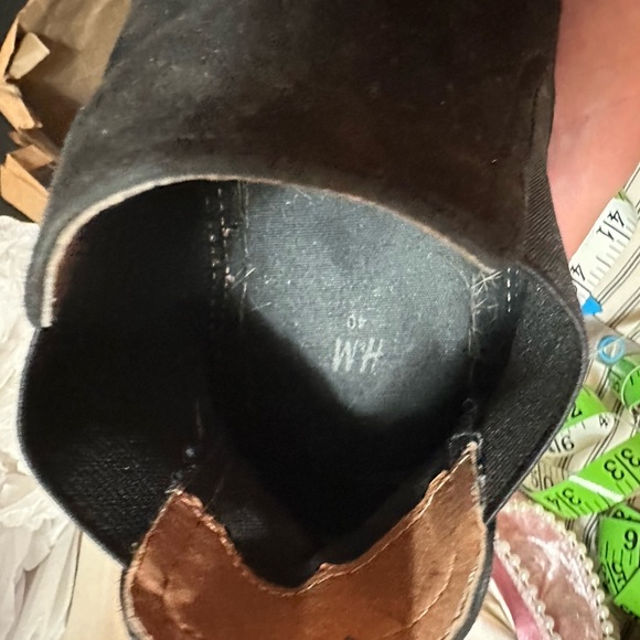 H&M black ankle booties size 9 womens - Picture 5 of 6